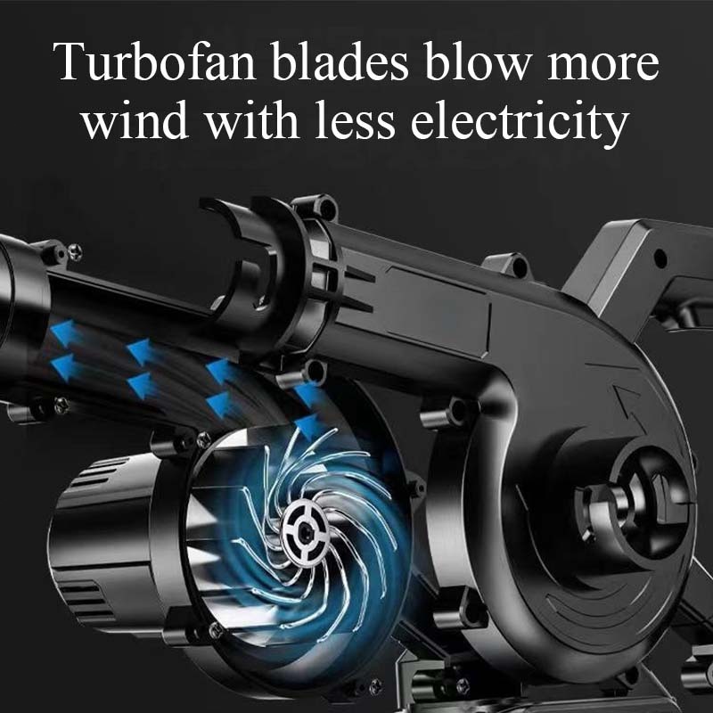 เครื่องเป่าลมไร้สาย เครื่องเป่าลม 2-in-1 (เป่าลม-ดูดฝุ่น) ลมแรงเป็นพิเศษ ที่เป่าลม แบตเตอรี่ลิเธียม ที่กำจัดฝุ่น ชุดเครื - รูปที่ 3