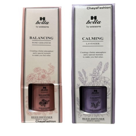 Bella by Watsons เอชเบลล่าบาลานซิ่ง โรสเจราเนียม หรีดดิฟฟิวเซอร์/ลาเวนเดอร์ หรีด ดิฟฟิวเซอร์ 140มล.