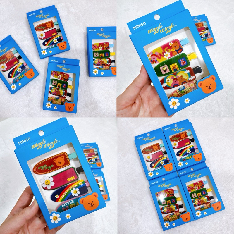 พร้อมส่ง🌈PP กิ๊บติดผม Wiggle Wiggle x Miniso ของแท้ 💯 กิ๊บหนีบผม กิ๊บน่ารัก Hair Clips วิกเกิ้ล วิกเ