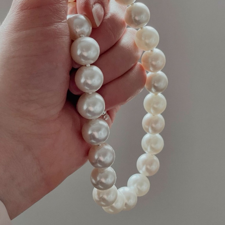 สร้อยโชคเกอร์มุกขนาดใหญู่แฟชั่นงานสวย - รูปที่ 5