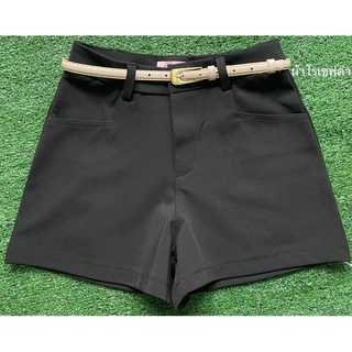 กางเกงขาสั้น ผ้าโรเชฟผ้ายืดเนื้อดี (S-3XL) ยาว13นิ้ว มี4สี
