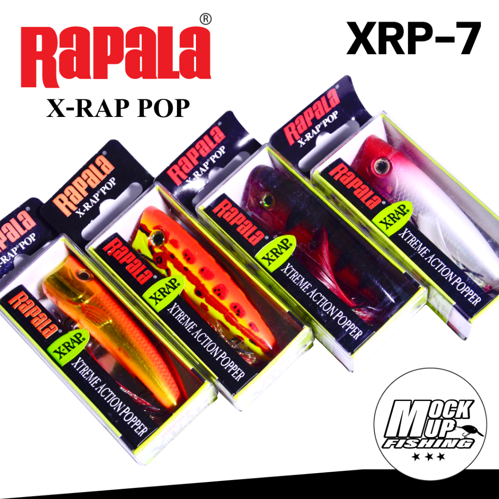 เหยื่อปลอม Rapara X-RAP POP (XRP-7) ขนาด:7 ซม. น้ำหนัก:11กรัม (เหยื่อผิวน้ำ)