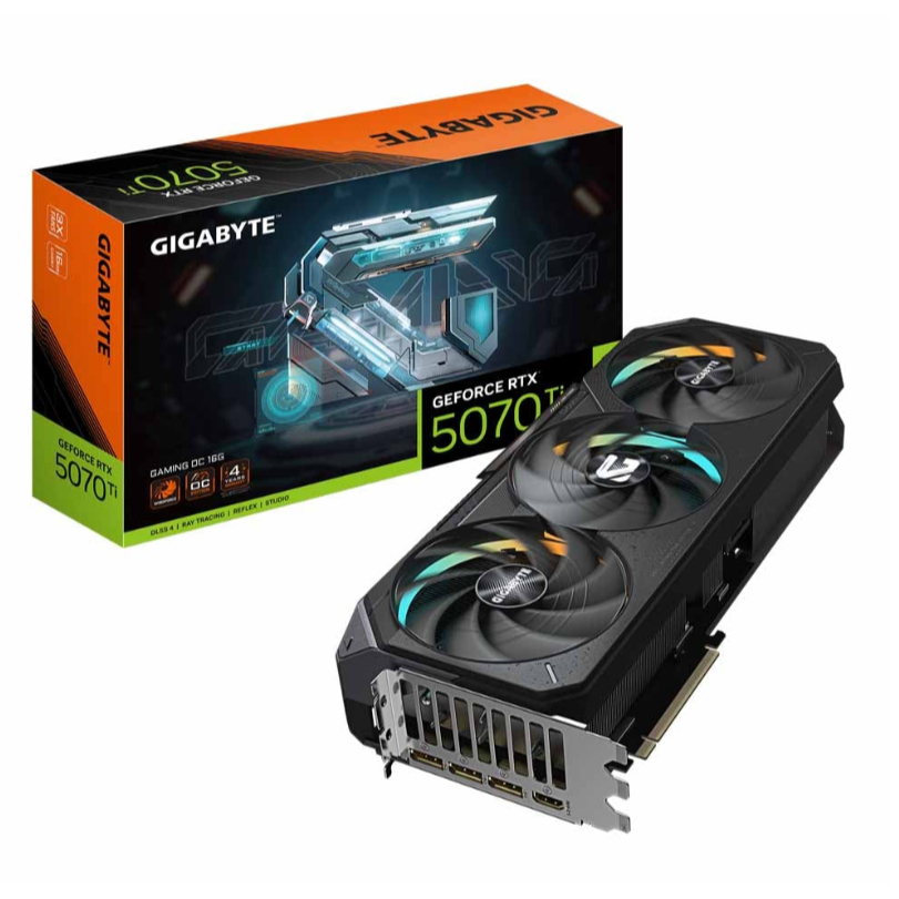 VGA GIGABYTE GEFORCE RTX 5070 TI GAMING OC 16G - 16GB GDDR7