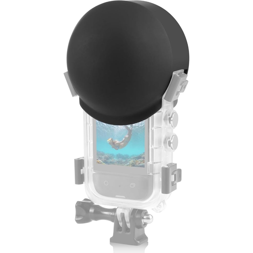 Silicone Lens Cover for Insta360 X3/X4 Invisible Dive Housing Case