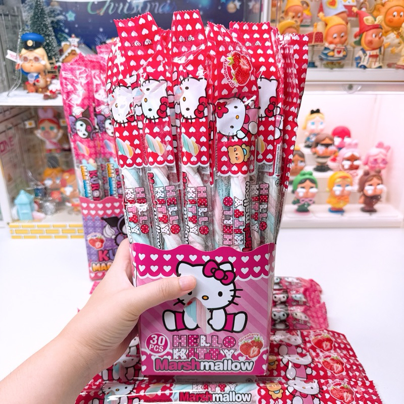 มาชเมลโล่เกลียวยาวแบบตั้ง คิตตี้ เเละ คุโรมิ 1 เเพค 30 ชิ้น - รูปที่ 2