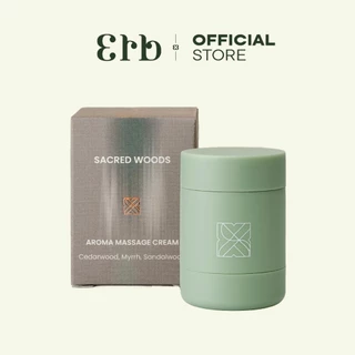 Erb Sacred Woods Aroma Massage Cream 15G. เอิบ มาสสาจครีม บำรุงผิว นวดคอบ่าไหล่ กลิ่นซาเครด วูดส์ อโรม่า
