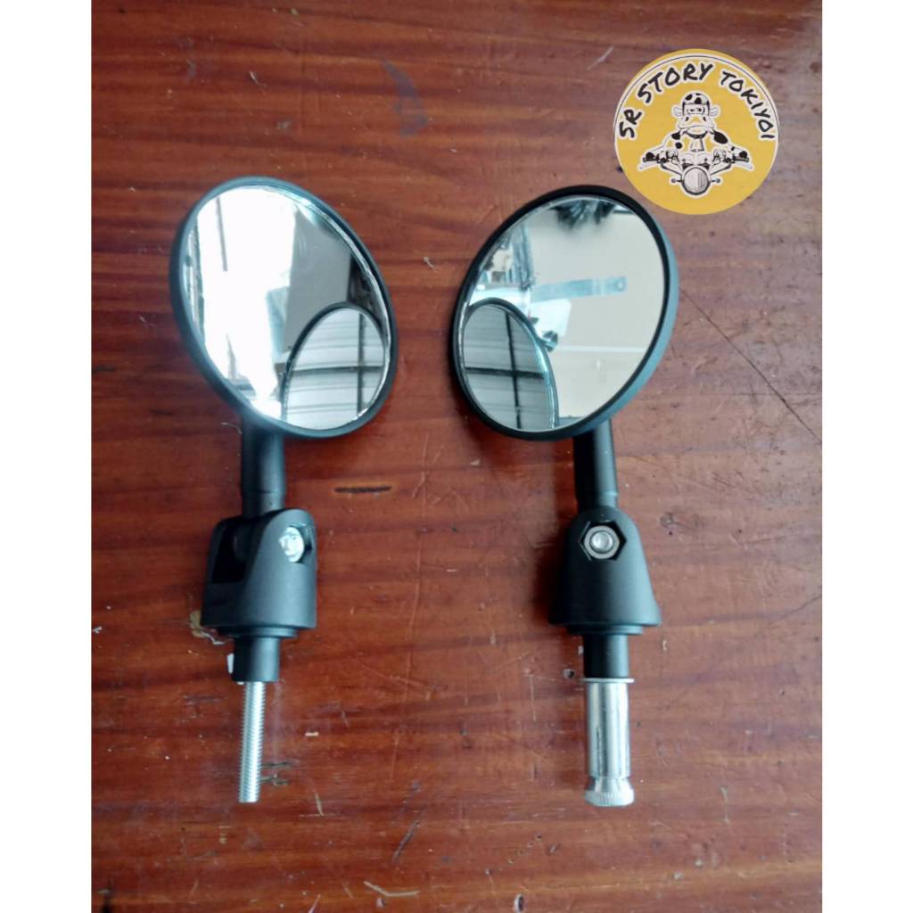 #SR400กระจกปลายแฮนด์