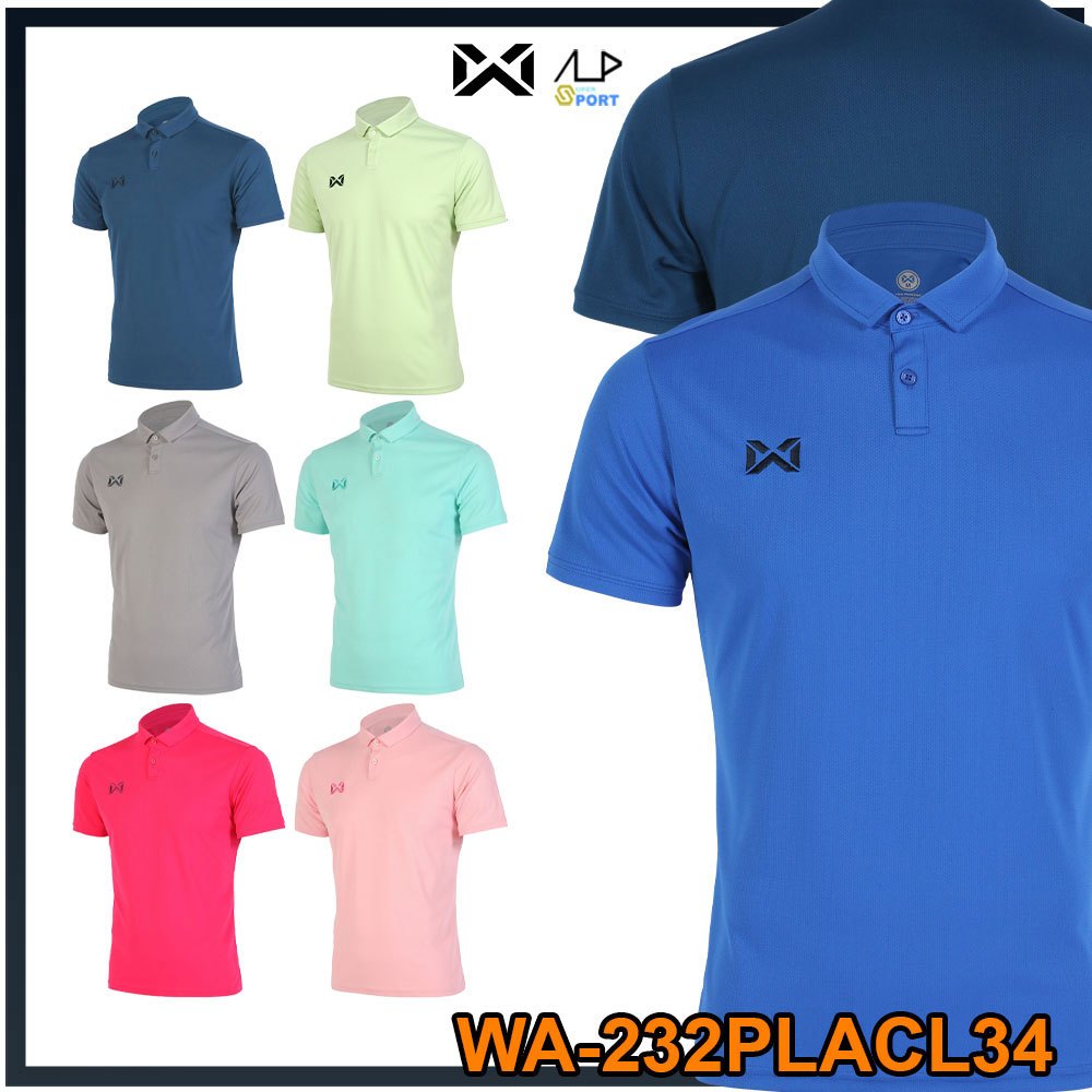 💥ลดโหดเหมือนโกรธใคร!💥 เสื้อโปโล warrix วาริกซ์ วอริกซ์ รุ่น WA-232PLACL34 PIN POLO ชุดที่ 2แท้ 100