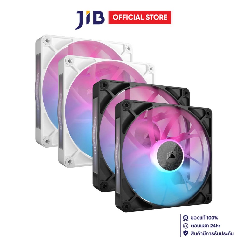 CASE FAN (พัดลมเคส) CORSAIR ICUE LINK RX140 RGB 2 PACK