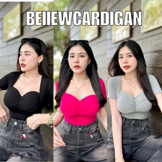 BEIIEW เสื้อบอดี้สูทคอหวานดีไซน์จับจีบอก เก็บทรงสวย เป๊ะทุกม…