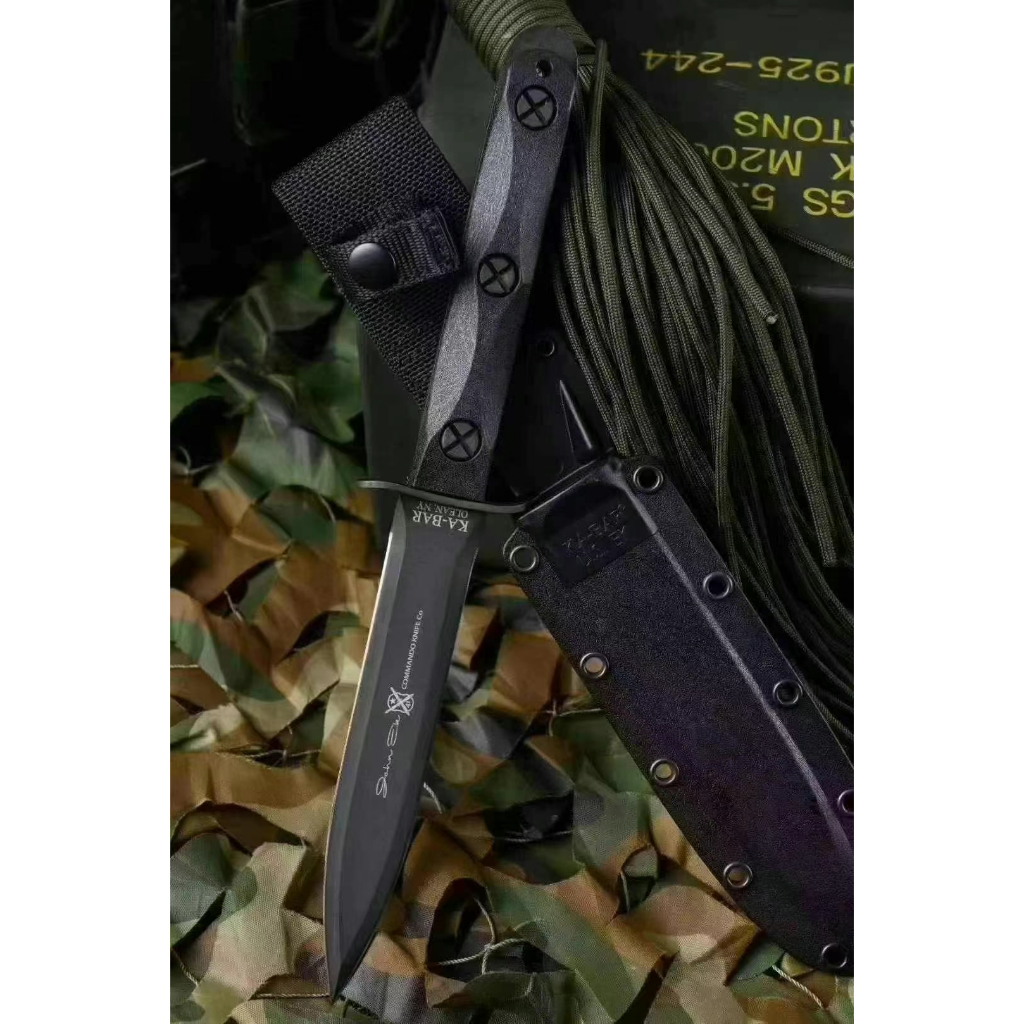 มีดเดินป่า KA-BAR Kaba EK44 ตั้งแคมป์เดินป่ากลางแจ้ง