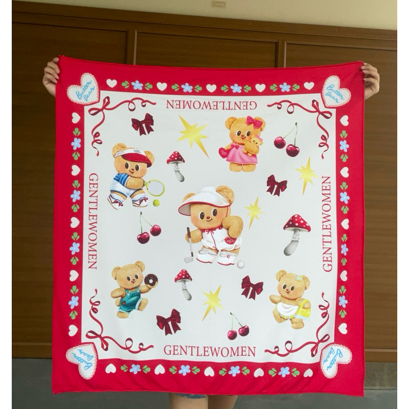 🪴 PUREFLORAL BRAND 🪴ผ้าคลุมไหล่รวมลาย 90x90cm (มี10ลาย) เนื้อผ้าโพลีฯ ไม่บาง