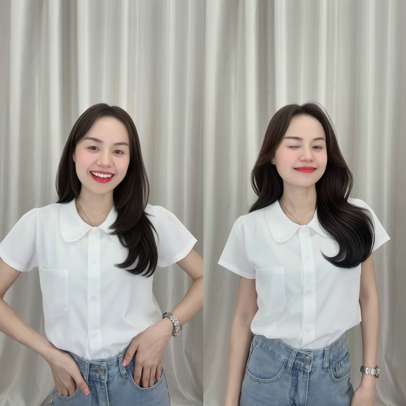 เสื้อคอบัวผู้หญิง รุ่น Look In Velly