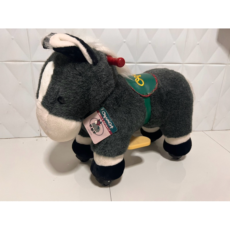 ขาไถม้าแข่งAvanti Oguri Cap ride on horse racing Toys ตัวใหญ่พร้อมล้อเลื่อน แท้จากญี่ปุ่น มือหนึ่ง