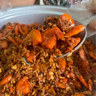 โคตรกุ้งงงงง น้ำพริกกุ้งโบราณ {น้ำพริกไม่กรอบ} เคี่ยวน้ำมะขาม น้ำตาลปี๊ป ทำใหม่ๆ บรรจุกระปุกปิดสนิทอย่างดี