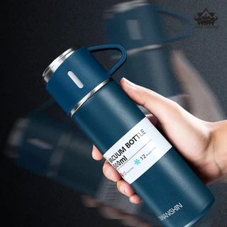 ชุดเซ็ทแก้วน้ำ กระบอกน้ำ 500 ml กระบอกเก็บอุณหภูมิ กระบอกน้ำสแตนเลส เกรด304 ชุดGift Set มีให้เลือกทั้่งหมด 6 สี