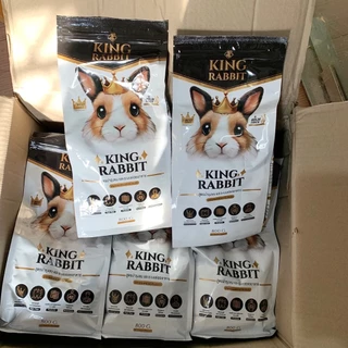 KingRabbit Official อาหารกระต่าย พรีเมียม สูตรบำรุงขน ระบบย่อยอาหารขนาด 800 กรัม