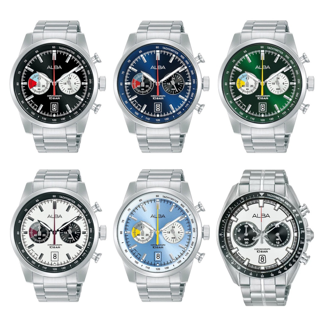 ALBA นาฬิกาข้อมือผู้ชาย สายสแตนเลส รุ่น A4B0, A4B00 (A4B001X,A4B005X,A4B007X,A4B009X,A4B011X)
