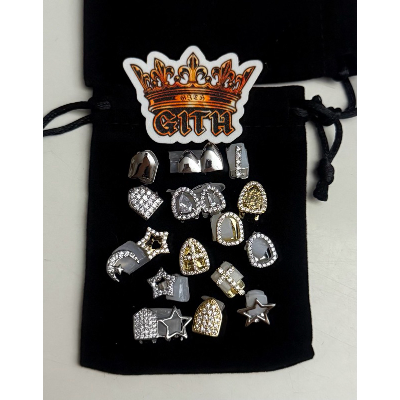 [พร้อมส่ง-ถึงไว] Single Grillz metal