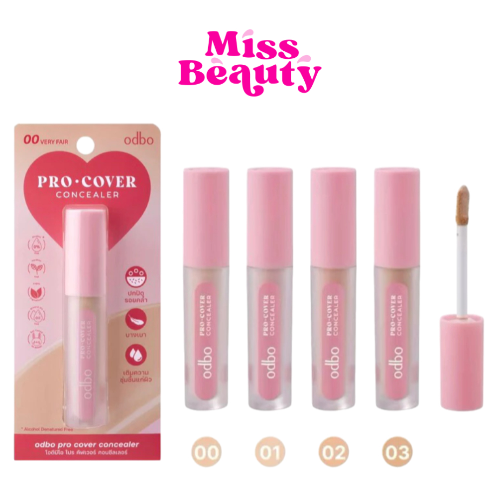 OD4012 ODBO Pro Cover Concealer โอดีบีโอ โปร คัฟเวอร์ คอนซีลเลอร์ ขนาด 2.5 กรัม