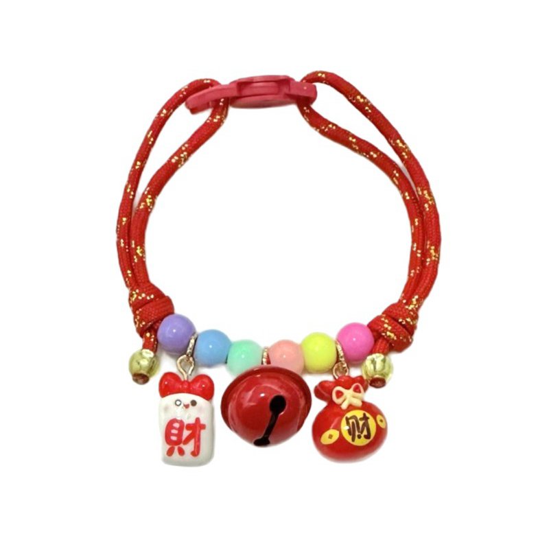 ปลอกคอแมว นำโชค เรียกทรัพย์ ขนาดรอบคอจริง 20-30 cm รูดขยายปรับขนาดได้ มีตัวล้อคนิรภัย ใส่แล้วเฮงๆๆๆ