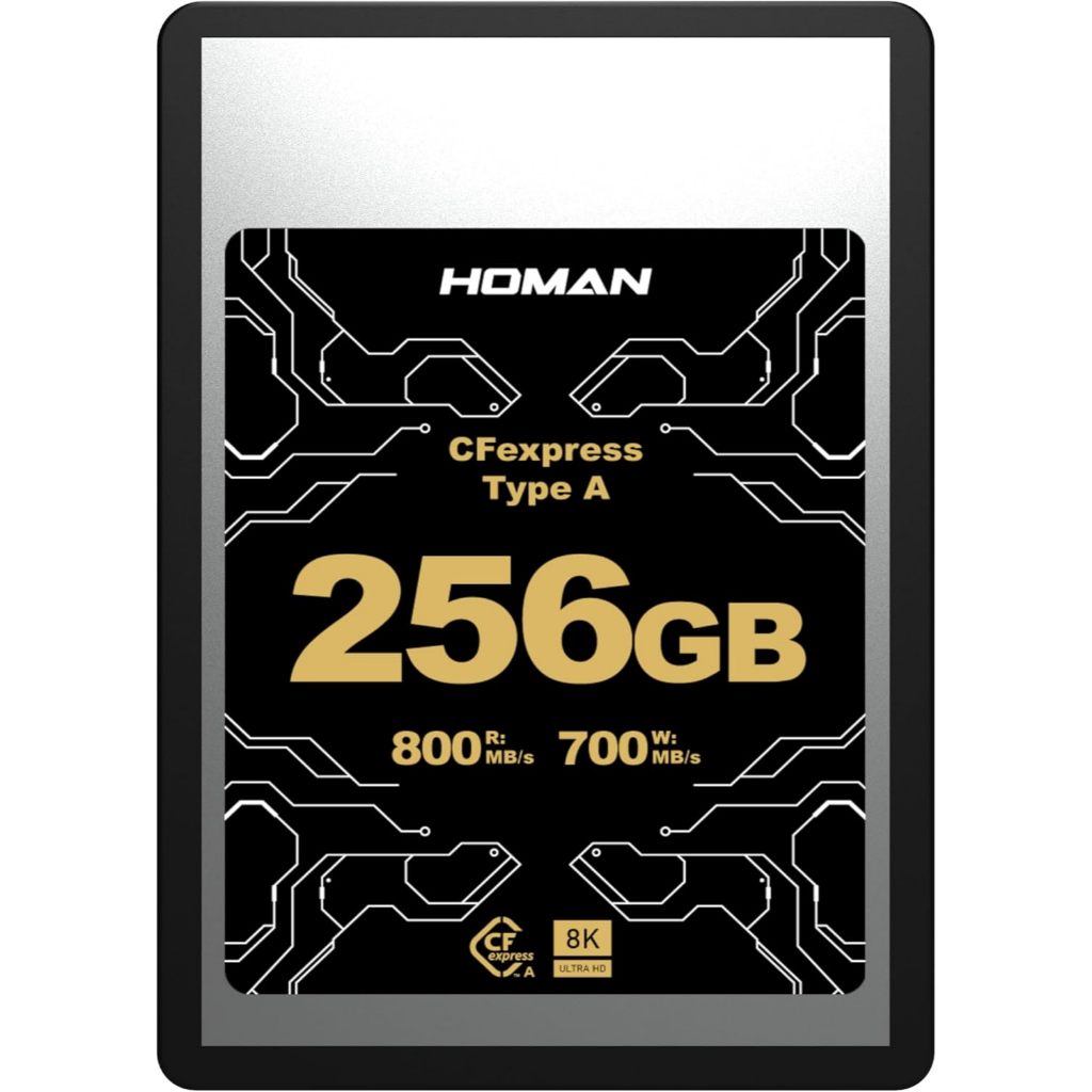 Homan CFexpress Type-A – การ์ดความเร็วสูง สำหรับกล้อง Sony ถ่าย RAW และวิดีโอ 8K ได้ลื่นไหล