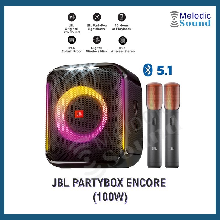 ลำโพงบลูทูธพกพา JBL Partybox Encore  Bluetooth Speaker ของแท้ 100%
