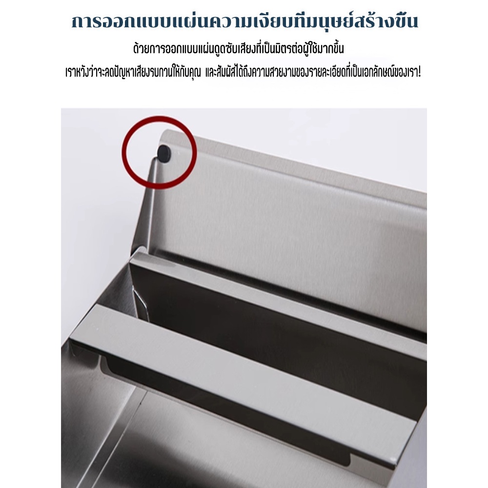 PERDKPAPA ตู้รับจดหมาย กลางแจ้งรุ่นใหม่ เหล็กกล้าไร้สนิม ติดตั้งง่าย ตู้จดหมาย สวยงามใช้งานได้จริง กล่องจดหมาย - รูปที่ 4