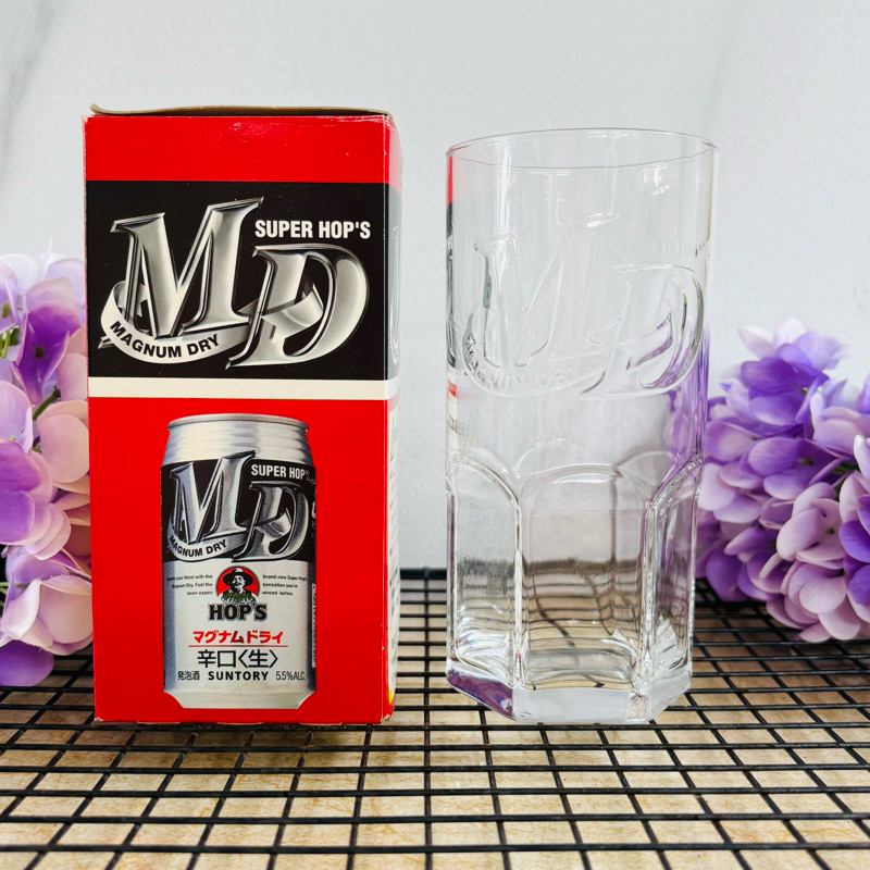 แก้วเบียร์ SUNTORY MAGNUM DRY SUPER HOP’S มือสอง จากญี่ปุ่น