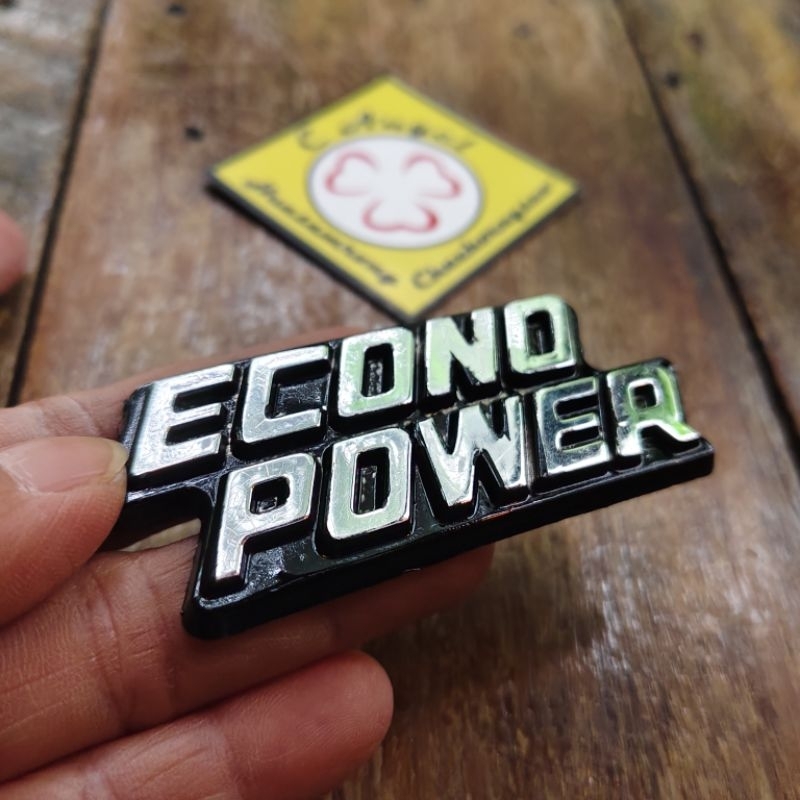 โลโก้ ECONO P0WER ติดบังลมดรีมคุรุสภา