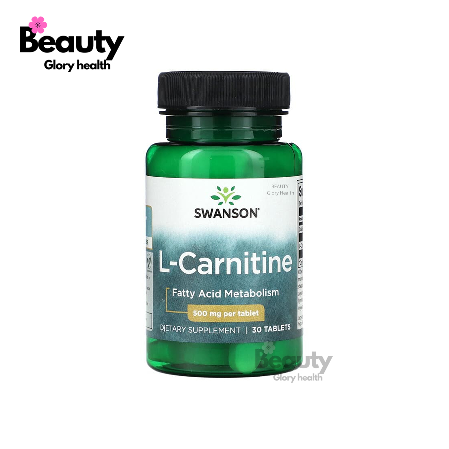Swanson, L-Carnitine, 500 mg, 30 Tablets