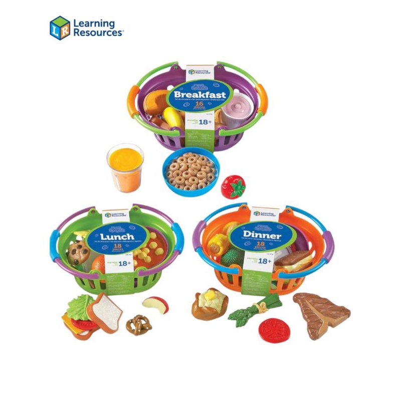 Learning Resources - Buddle of Breakfast Lunch and Dinner - ของเล่น ชุดอาหารเช้า กลางวัน เย็น มีให้เลือก 4 แบบ