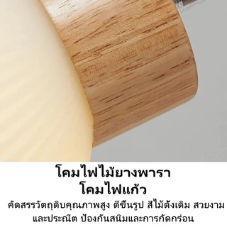 โคมไฟระย้าแก้ว โคมไฟห้อย ไฟติดห้อง ไฟแต่งห้อง หลอดไฟ led กันน้ํา โคมไฟเพดาน โคมไฟแขวน โคมระย้าไม้