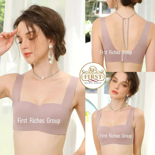 เสื้อใน sister hood 864 (คัพ A/B) มีโครง ฟองบาง ทรงครึ่งเต้า สายบ่าใหญ่ รอบตัวไร้ขอบ