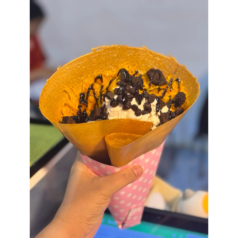 แป้งเครปกรอบขนาดสุดคุ้มสำหรับพ่อค้าแม่ค้า Instant Crispy Crepe Flour