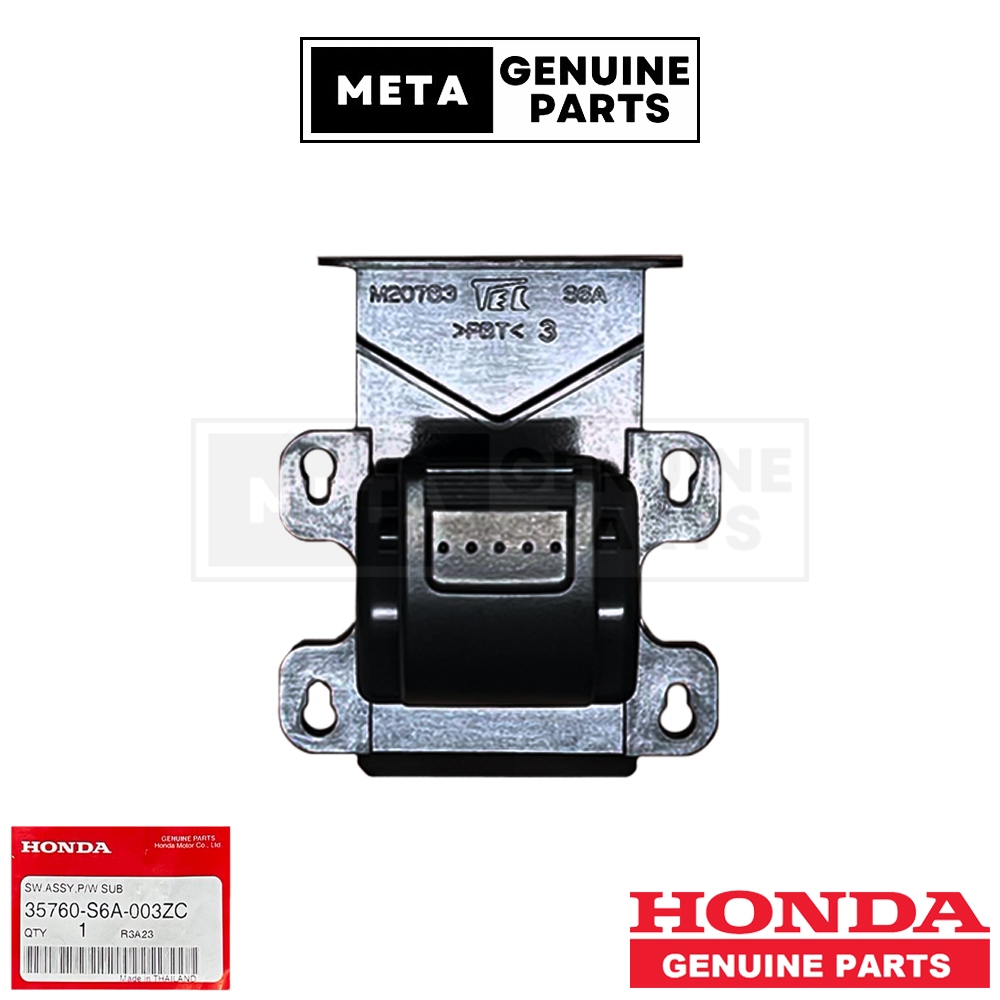 (แท้ศูนย์100%)สวิตซ์กระจกไฟฟ้า HONDA CIVIC TYPE Z ปี1996-2002,CITY ZX ปี2002-2007,JAZZ GD ปี2002-2007,CRV GEN2