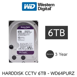 WD Purple 3.5" HDD CCTV 1TB 2TB 4TB 6TB 8TB 10TB - WD11PURZ / WD23PURZ / WD44PURZ / WD64PURZ / WD85PURZ / WD8002PURP