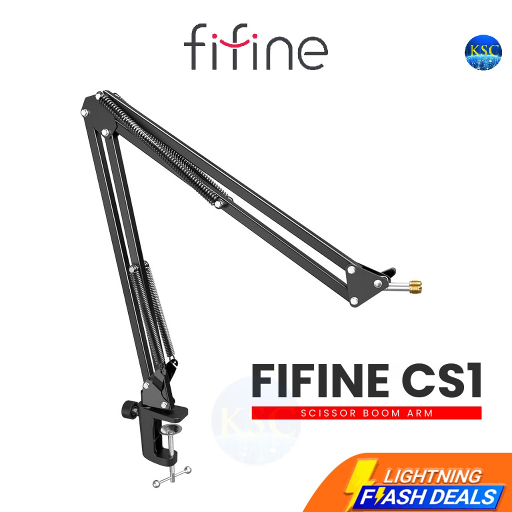 ส่งด่วน ขาจับไมค์ FIFINE CS1 ARM MICROPHONE BOOM  แขนจับไมโครโฟนที่แข็งแรง
