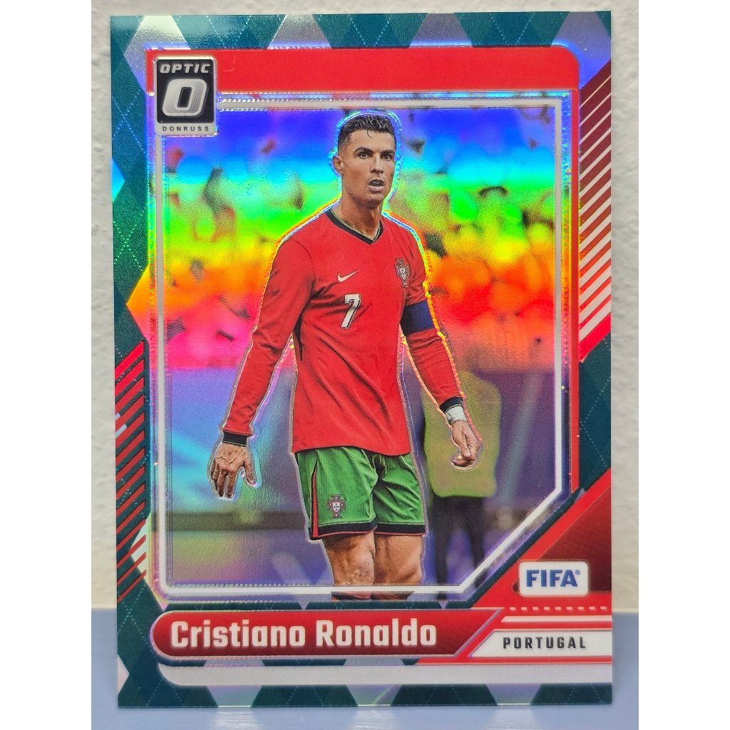 การ์ดฟุตบอล Cristiano Ronaldo (Portugal) ของแท้100% ภาพถ่ายจากสินค้าจริง