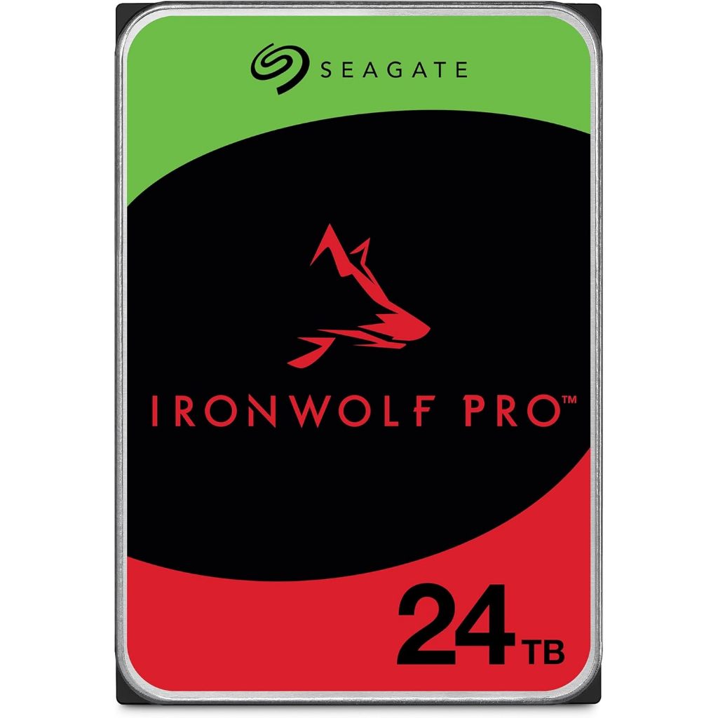 SEAGATE IRONWOLF PRO 7200RPM SATA3 24 TB 3.5 INCH HDD