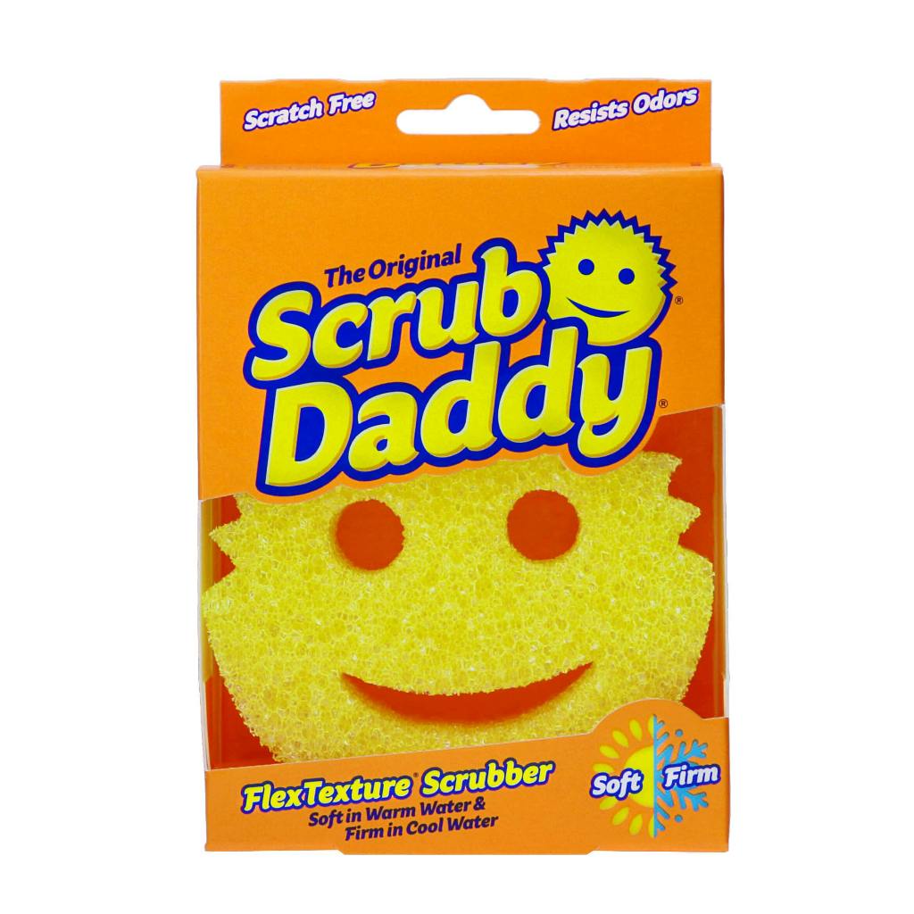 [พร้อมส่งแท้ 100%] Scrub Daddy ฟองน้ำอเนกประสงค์ นำเข้าจากอเมริกา ฟองน้ำหน้ายิ้ม FlexTexture ResoFoam แบบกล่อง
