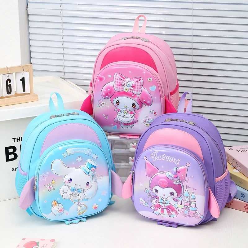 🎈พร้อมส่ง🎈กระเป๋าเป้เด็กอนุบาล กระเป๋าเป้ลายสุดฮิต ขนาด14นิ้ว