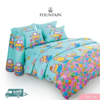 Minion เซตผ้าปูที่นอน+ผ้านวม ลิขสิทธิ์แท้100%ยี่ห้อ Fountain