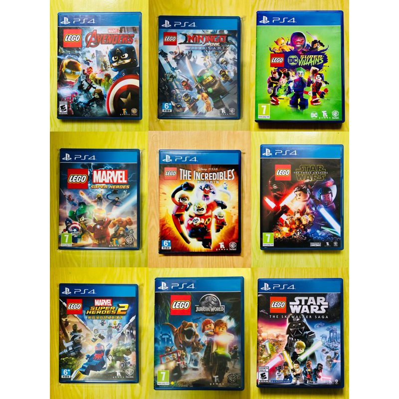 PS4 Games #3💈( รวมการ์ตูนแนว LEGO )เล่น 1-2,1-4คน