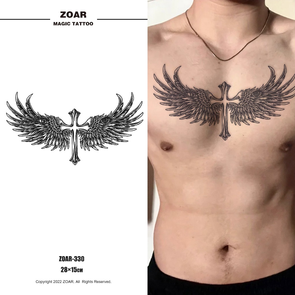 ZOAR-330 พร้อมส่ง Magic tattoo  ชุดผีเสื้อ  สติ๊กเกอร์รอยสักสมุนไพร  กันน้ำ กันรอย ยาวนาน กึ่งถาวร
