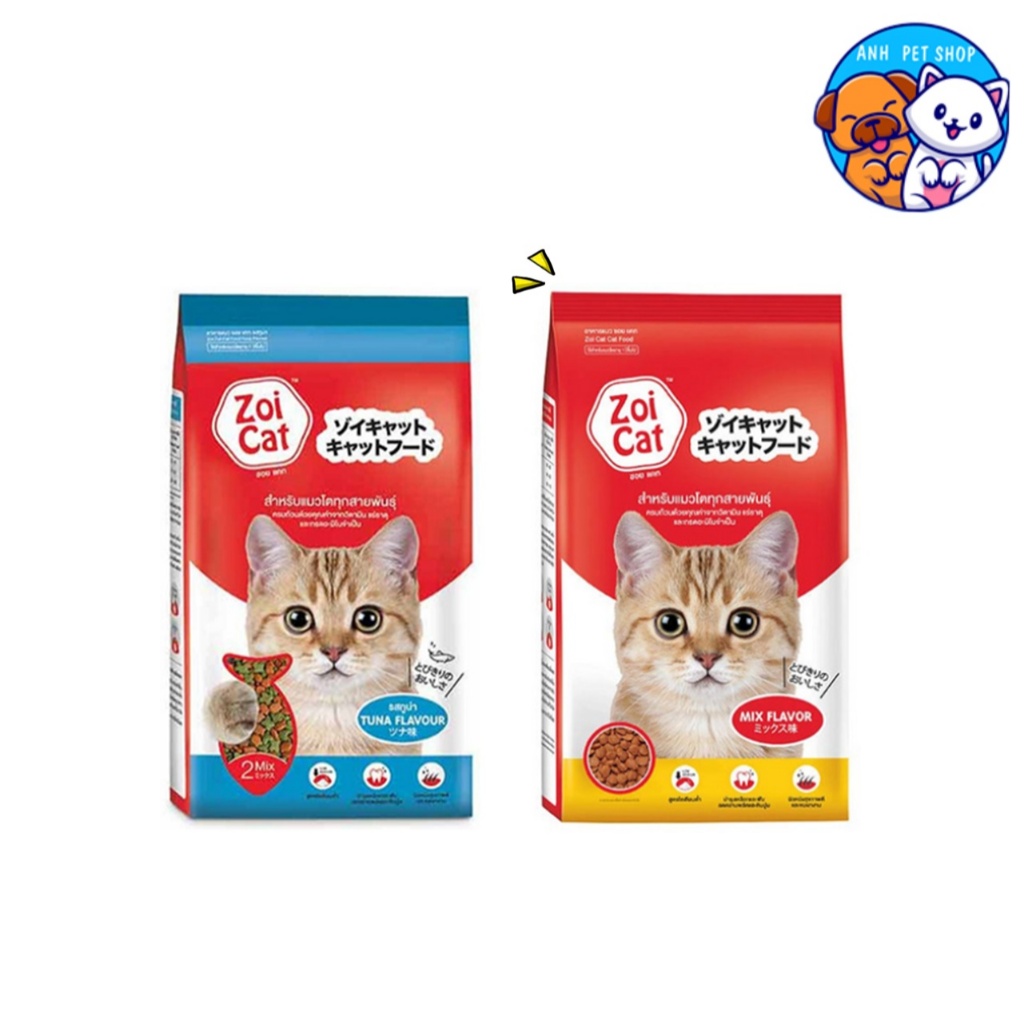 อาหารแมว ซอยแคท (Zoi Cat) สำหรับแมวโต โซเดียมต่ำ ช่วยบำรุงเหงือกและฟัน (อายุ 1 ปีขึ้นไป) 1 Kg.