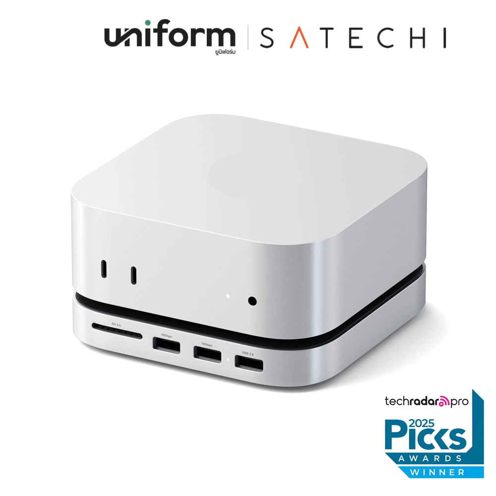 Satechi Mac Mini M4 Stand and Hub with SSD Enclosure