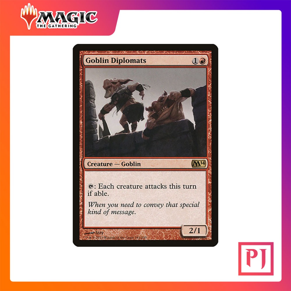 [MTG] Goblin Diplomats [M14] [RED] [RARE] [NORMAL] [ENG] (การ์ดเมจิค / Magic the Gathering)