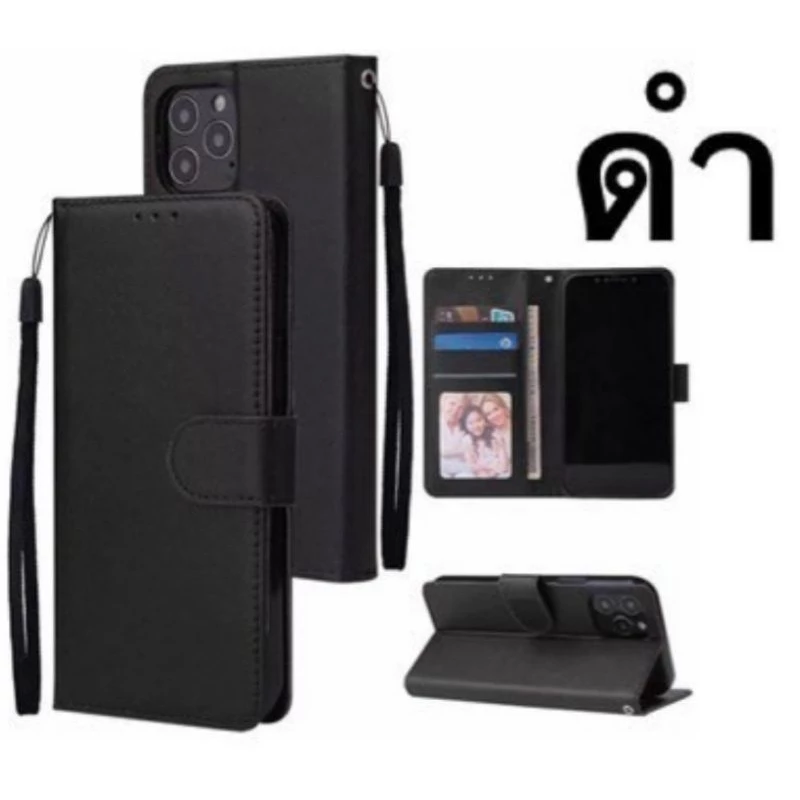 เคสฝาพับ กระเป๋าเปิดปิด สำหรับ INfinix Smart5 Smart9 Smart10 Smart6 Smart7 Smart8 Hot9play Hot10 Hot10play หลายรุ่น#PP-P