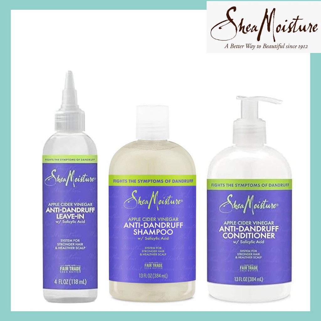 ✳️[แท้ 100%/พร้อมส่ง]✳️ Shea Moisture Anti-Dandruff Apple Cider Vinegar Conditioner แชมพู/ครีมนวดผมป